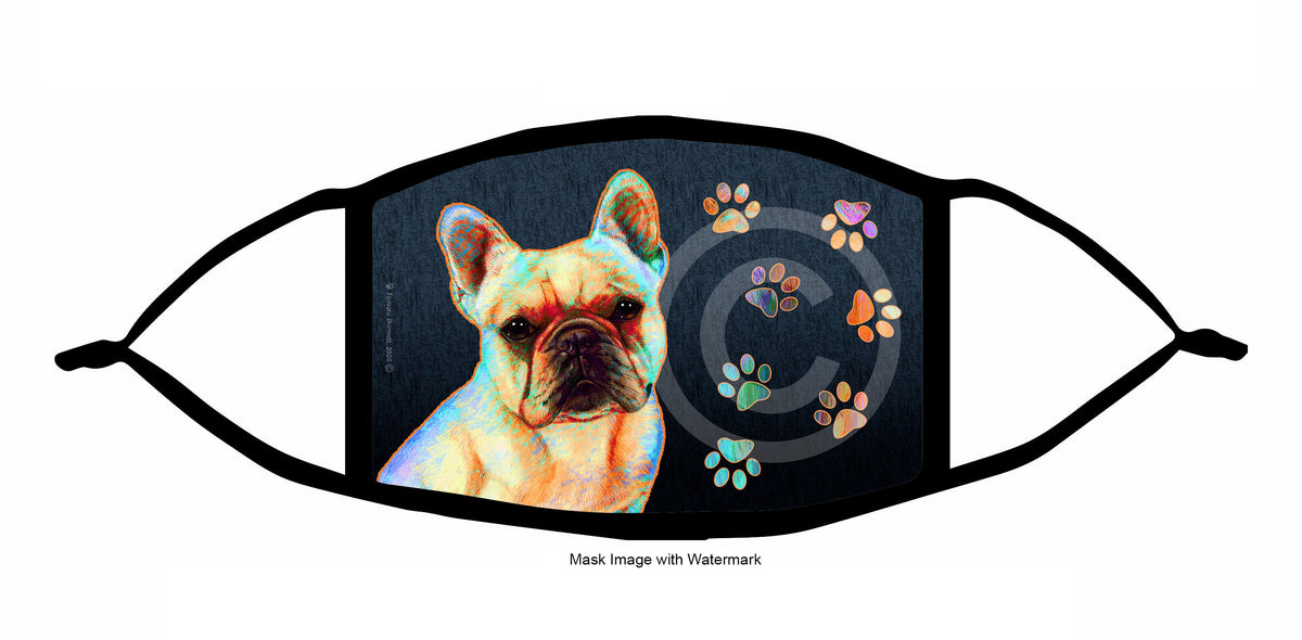 French Bulldog (Cream) Face Mask