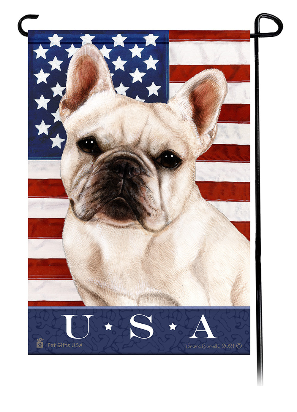 French Bulldog True Blue - Garden Flag