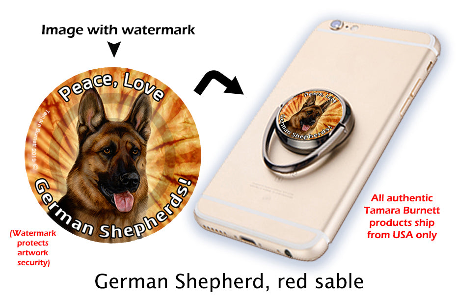 German Shepherd Sable Phone Stand