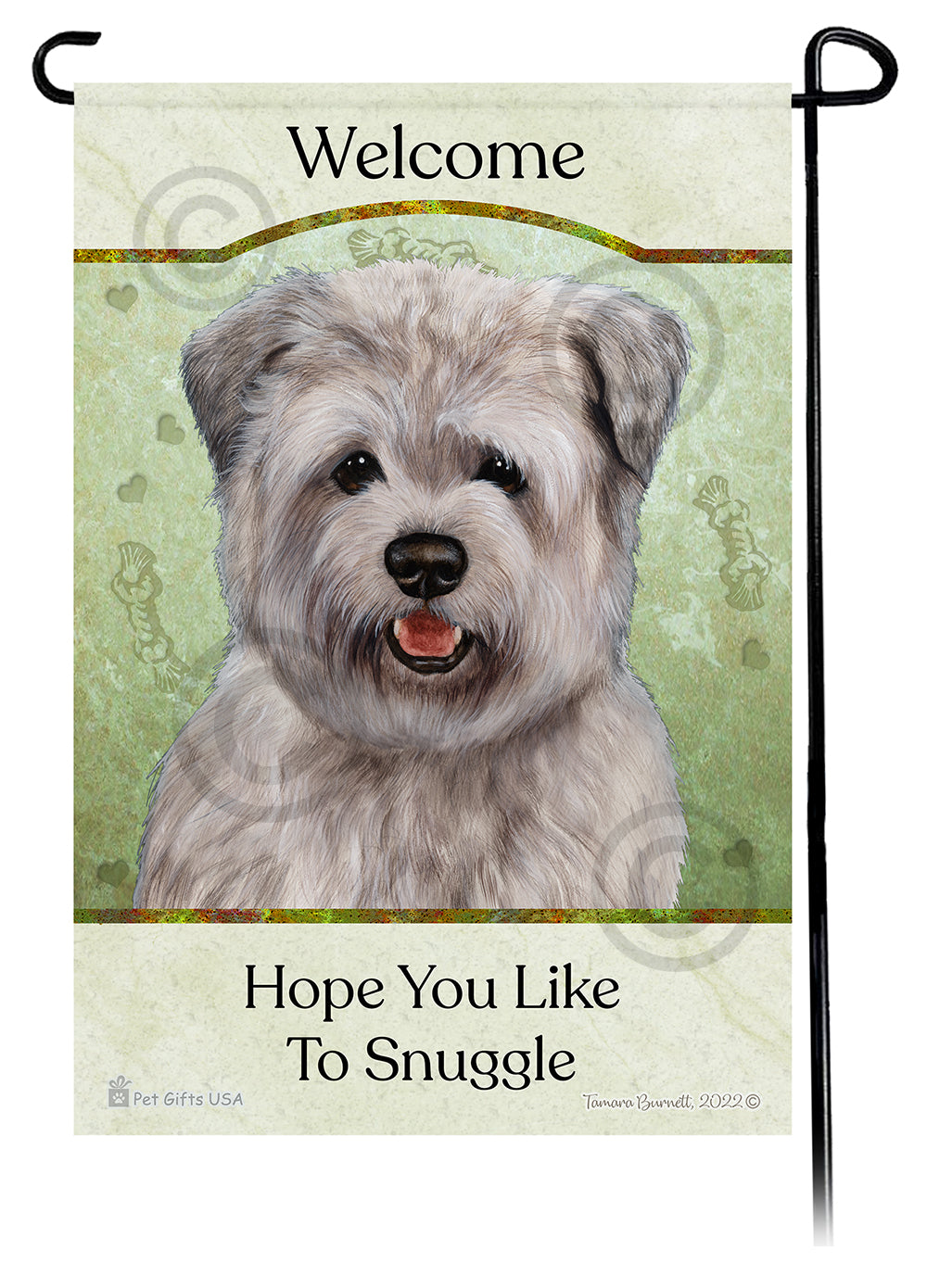 Glen of Imaal Terrier Hope You Like To Snuggle Garden Flags