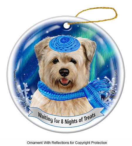 Glen Of Imaal Terrier White Ornament
