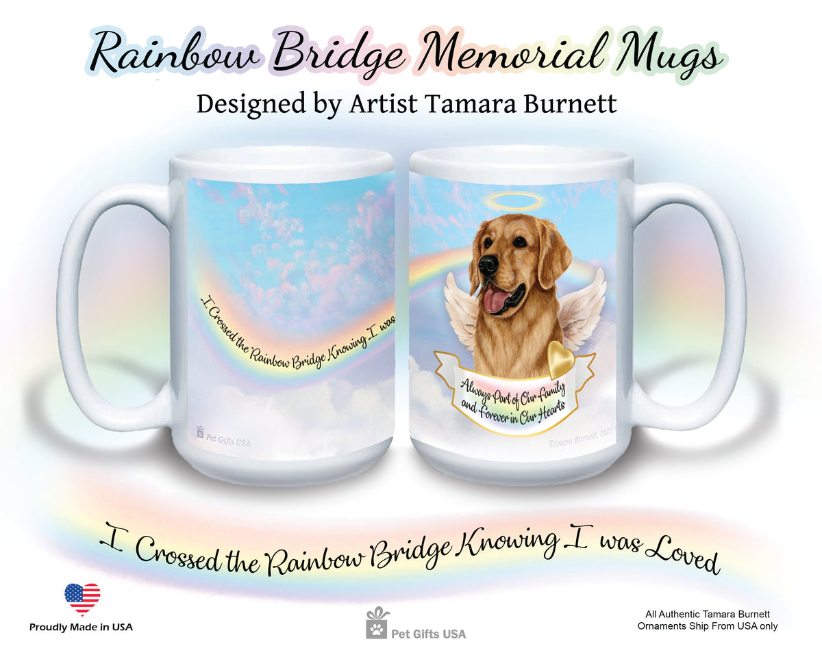 Golden Retriever Memorial Mug 15 oz