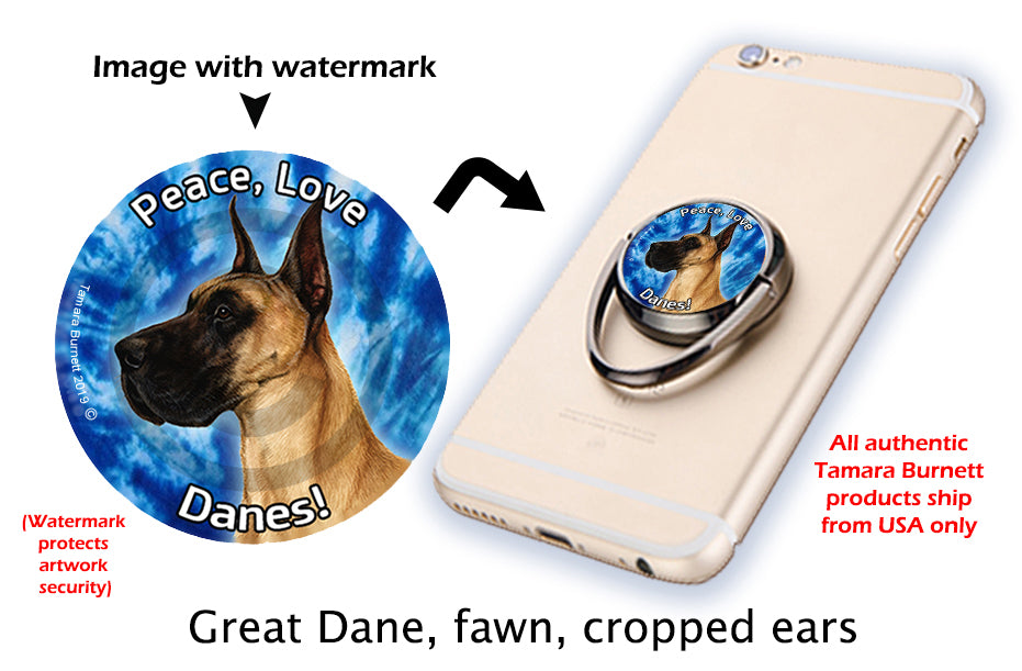 Great Dane Fawn Cropped Phone Stand