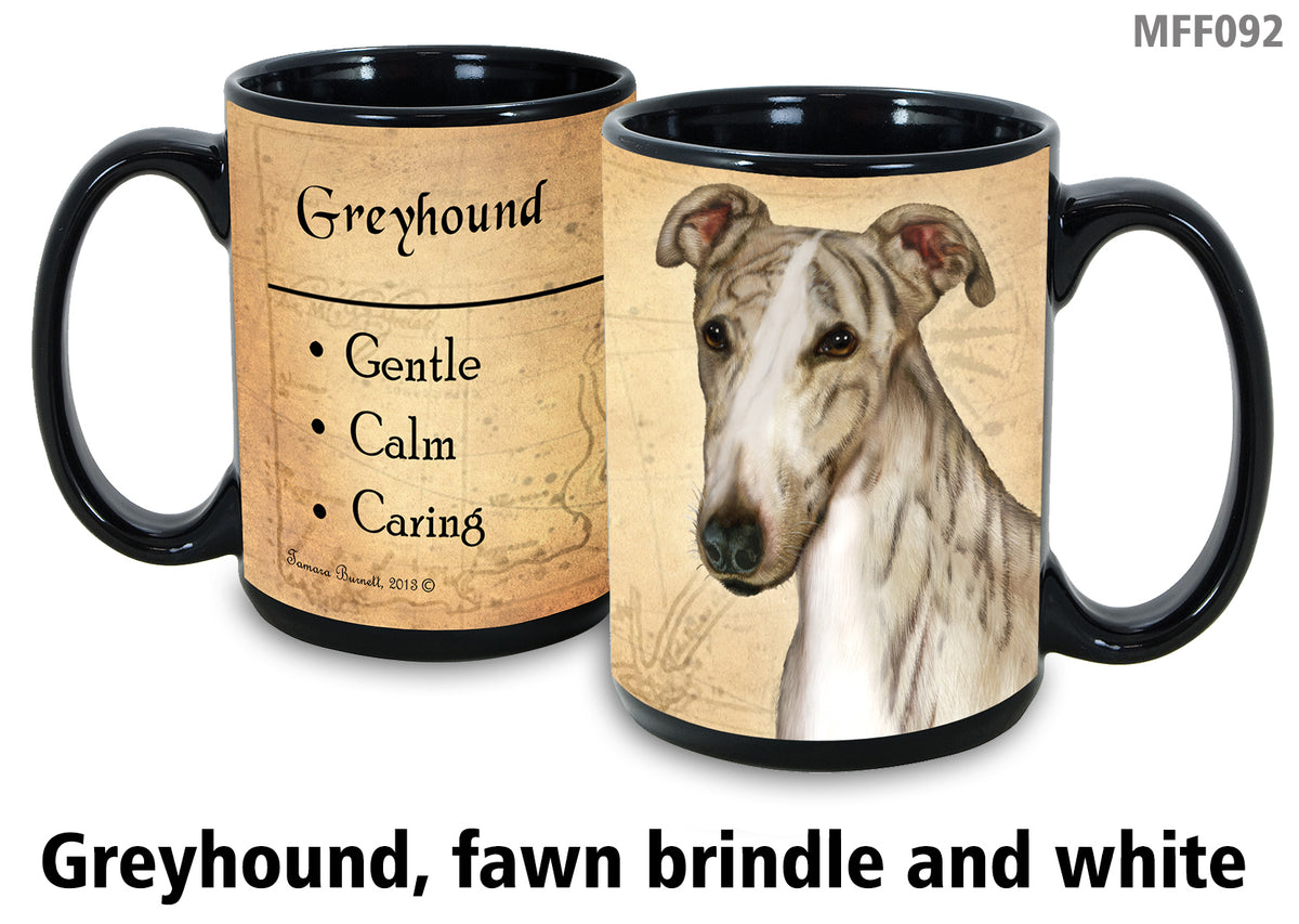Greyhound - My Faithful Friends Mug 15 oz