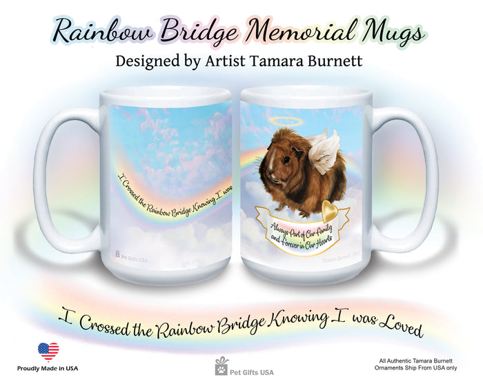 Guinea Pig Abyssinian Memorial Mug 15 oz