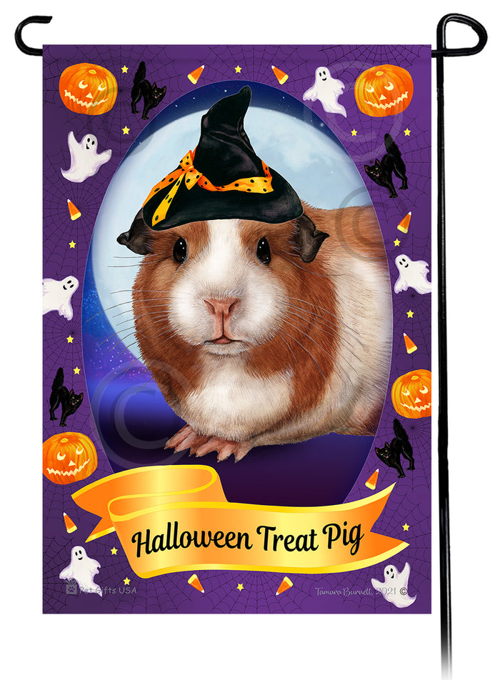 American Guinea Pig Halloween Howls Garden Flags