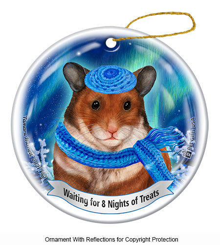 Hamster Hanukkah Ornament