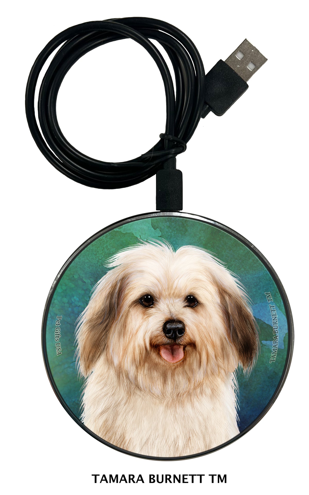 Havanese Cream Sable (Long) Zoomies Wireless Charger