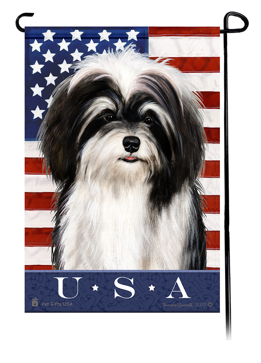 Havanese True Blue Garden Flags