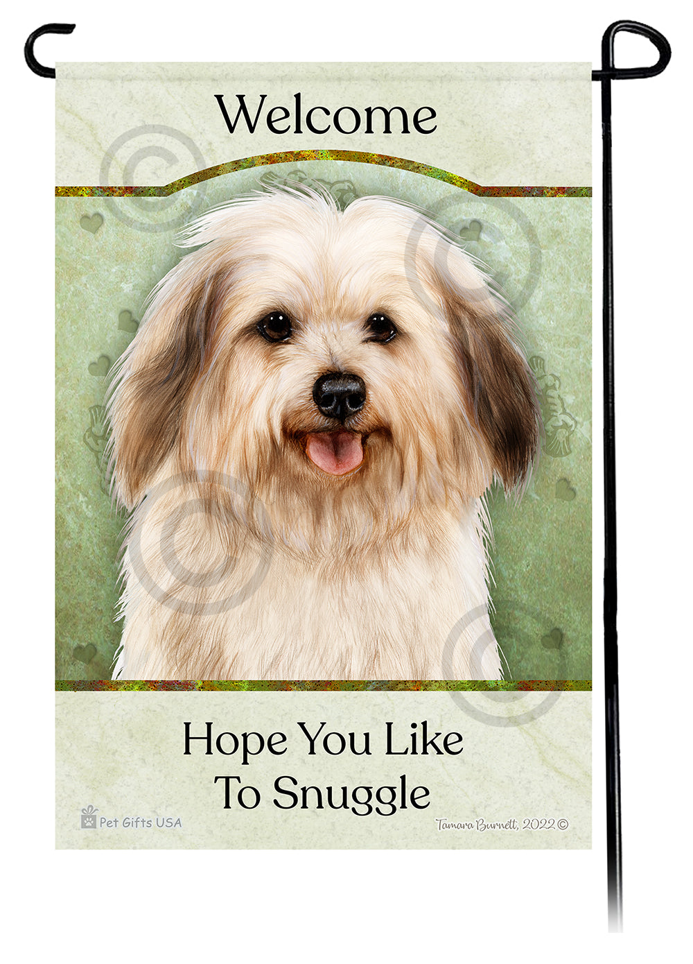 Havanese Hope You Like To Snuggle - Garden Flag