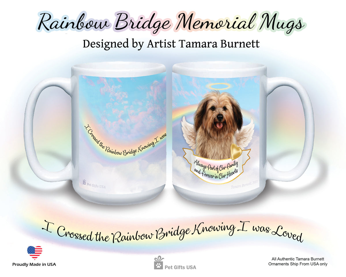 Tibetan Terrier Red Sable Memorial Mug 15 oz