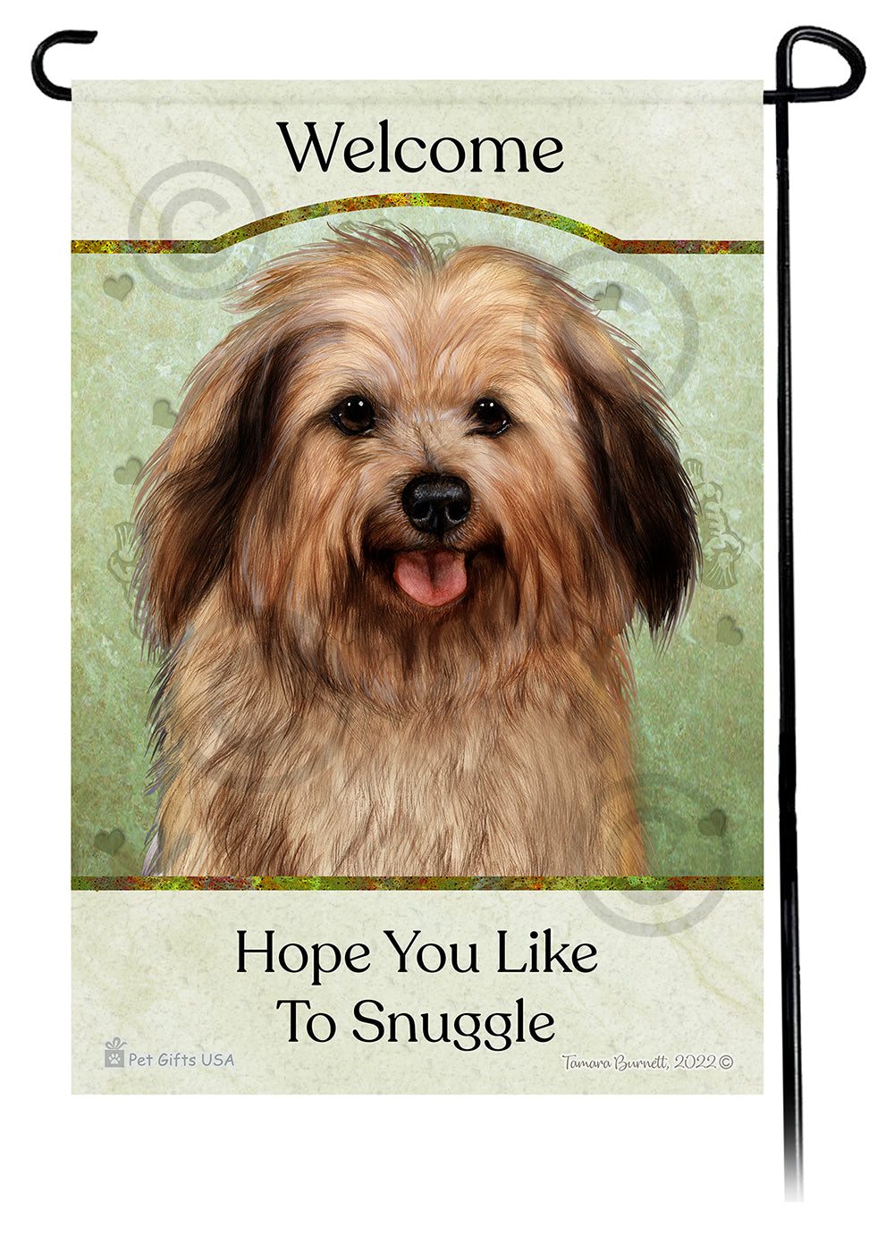 Havanese Hope You Like To Snuggle - Garden Flag