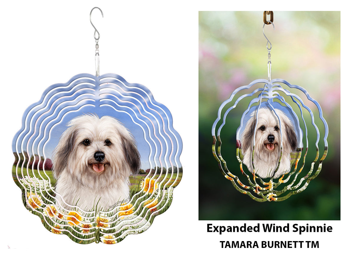 Havanese Silver Sable Wind Spinner