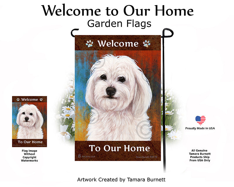 Havanese Welcome To Our Home - Garden Flag