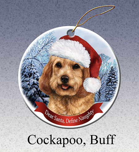 Cockapoo Buff Ornament