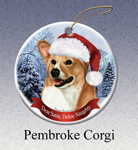 Corgi - Dear Santa, Define Naughty Christmas Ornament