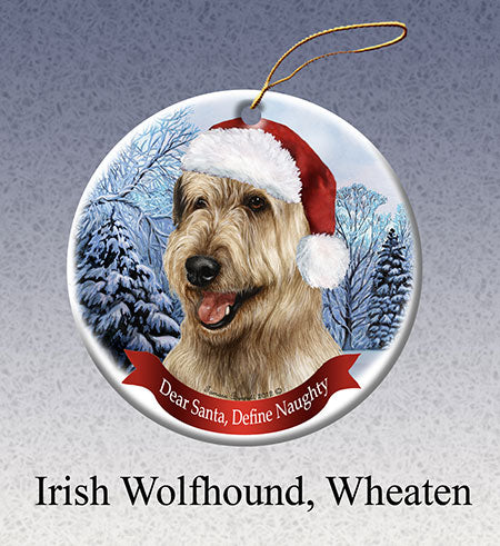 Irish Wolfhound Wheaten Ornament