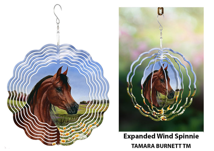 Arabian Horse Bay Wind Spinner