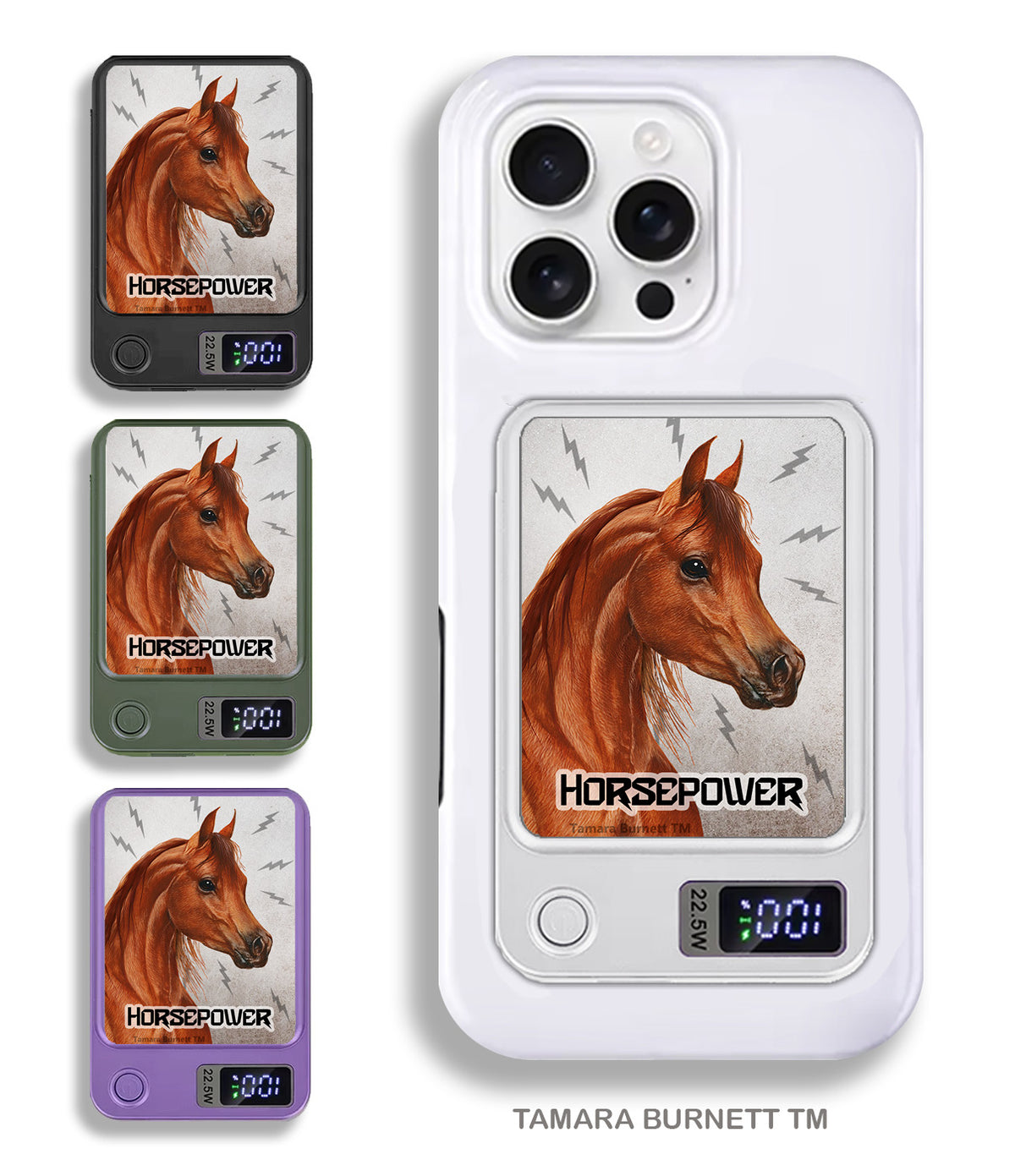 Arabian Horse Sorrel Phone Bank Wireless Charger