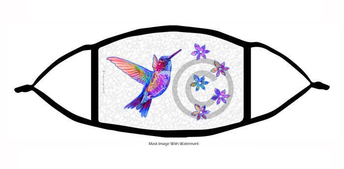 Anna's Hummingbird Face Mask