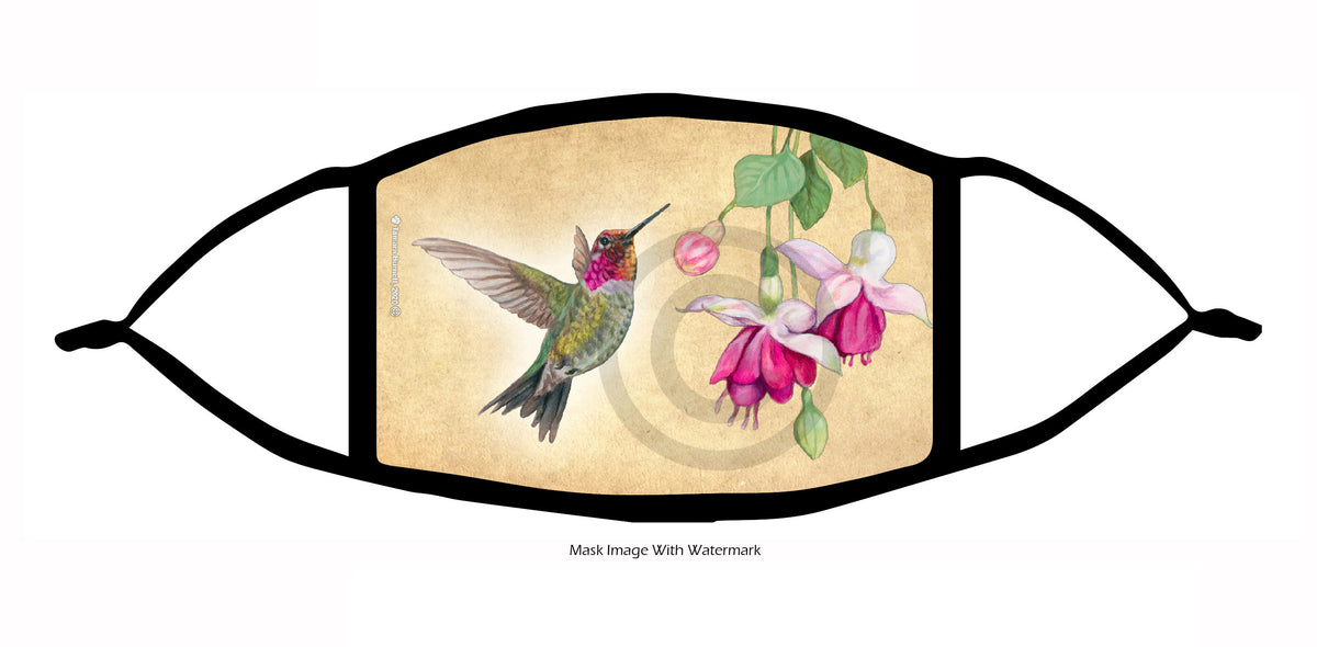Anna's Hummingbird Face Mask