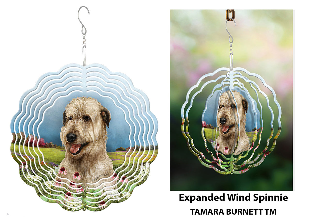 Irish Wolfhound Wheaten Wind Spinner