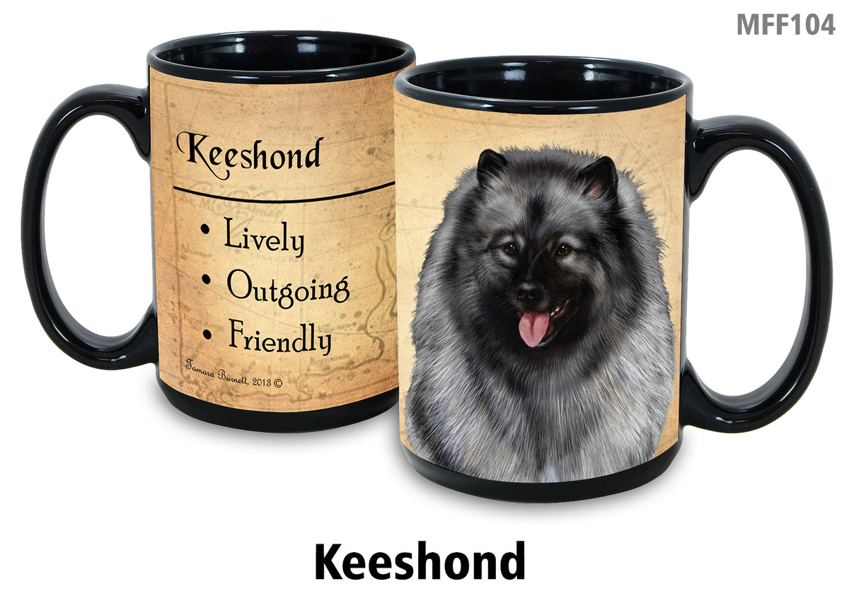 Keeshond - My Faithful Friends Mug 15 oz