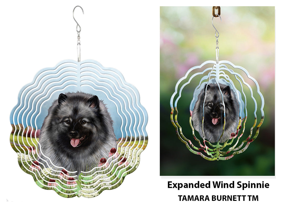 Keeshond Wind Spinner