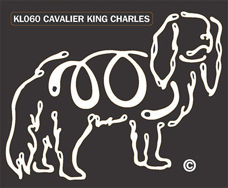 Cavalier King Charles K-Lines Window Tattoo