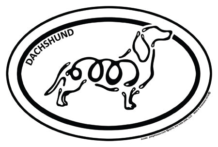 Dachshund K-Lines Euro Style Tattoo Magnets
