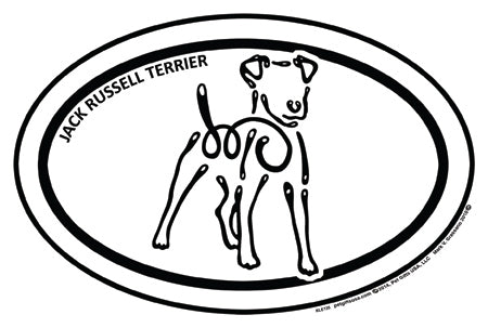 Jack Russell Terrier K-Lines Euro Style Tattoo Magnets