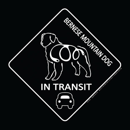 Bernese Mountain Dog K-Lines In Transit Magnets