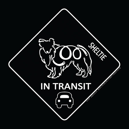 Shetland Sheepdog K-Lines In Transit Magnets