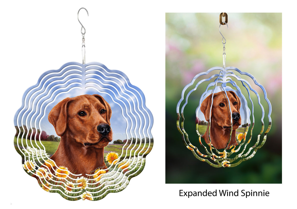 Labrador Retriever Red American Wind Spinner