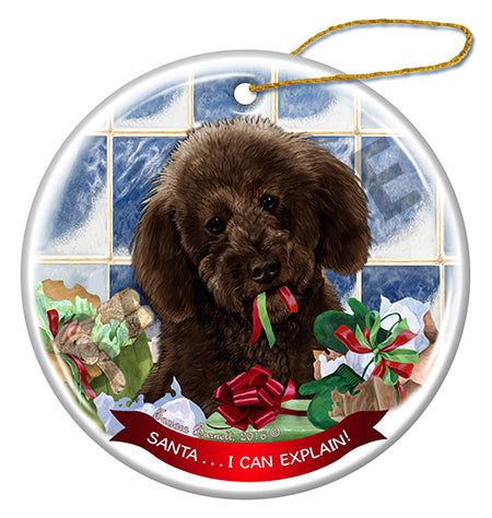 Labradoodle Chocolate Ornament