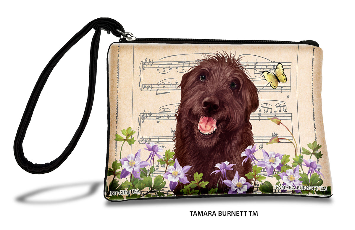 Labradoodle Chocolate Shaggy Cut Zippees Pet Pouch
