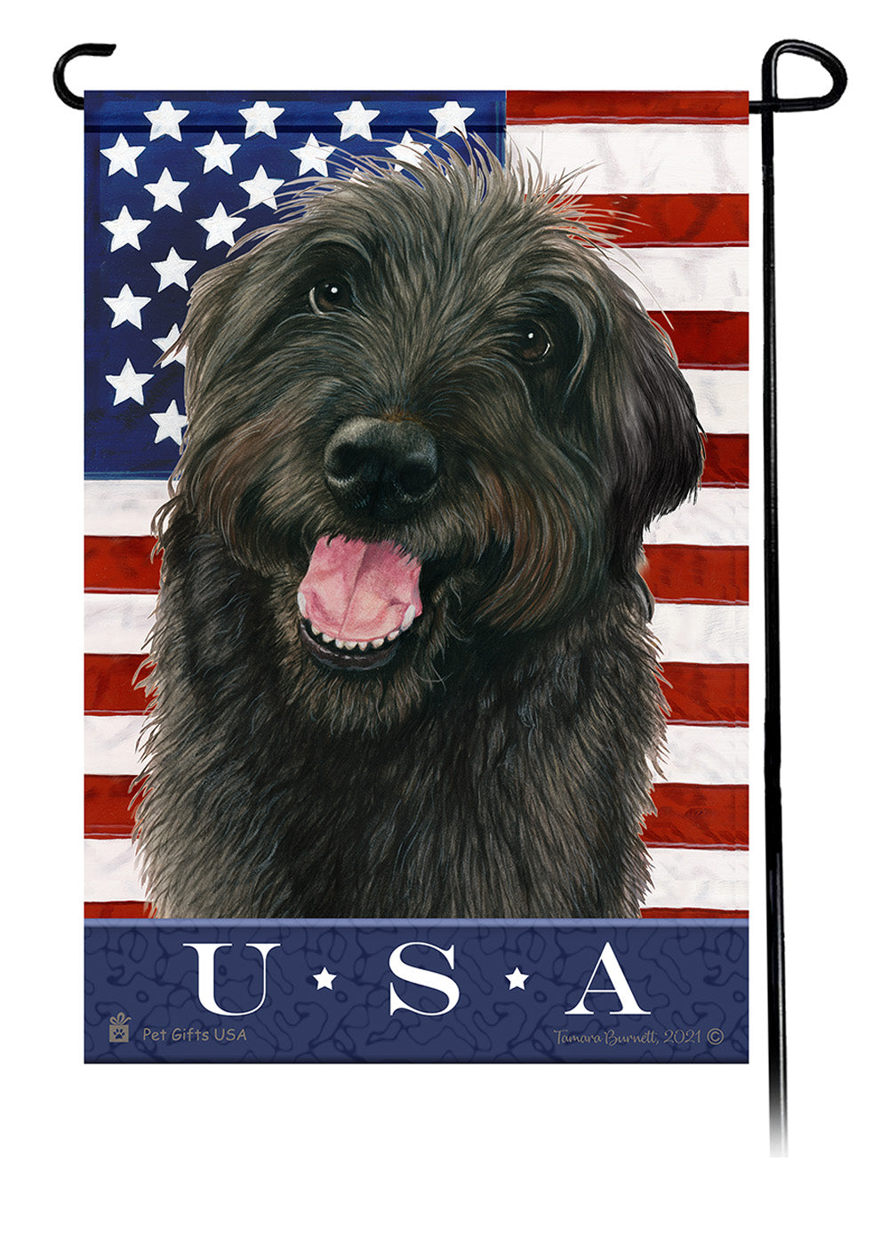 Labradoodle True Blue - Garden Flag