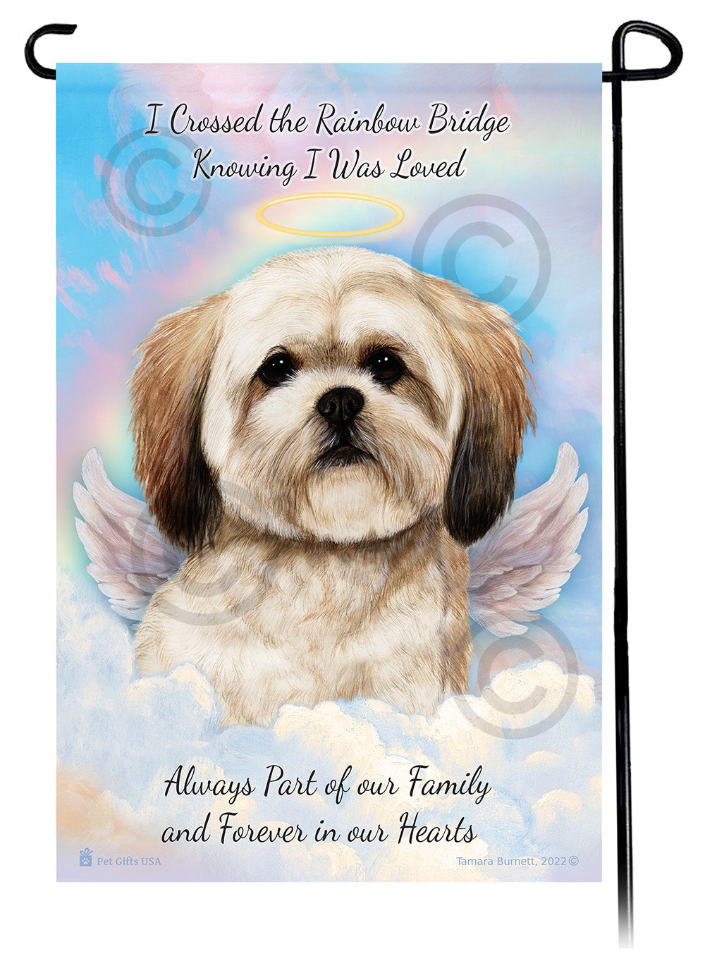 Lhasa Apso Memorial - Garden Flag