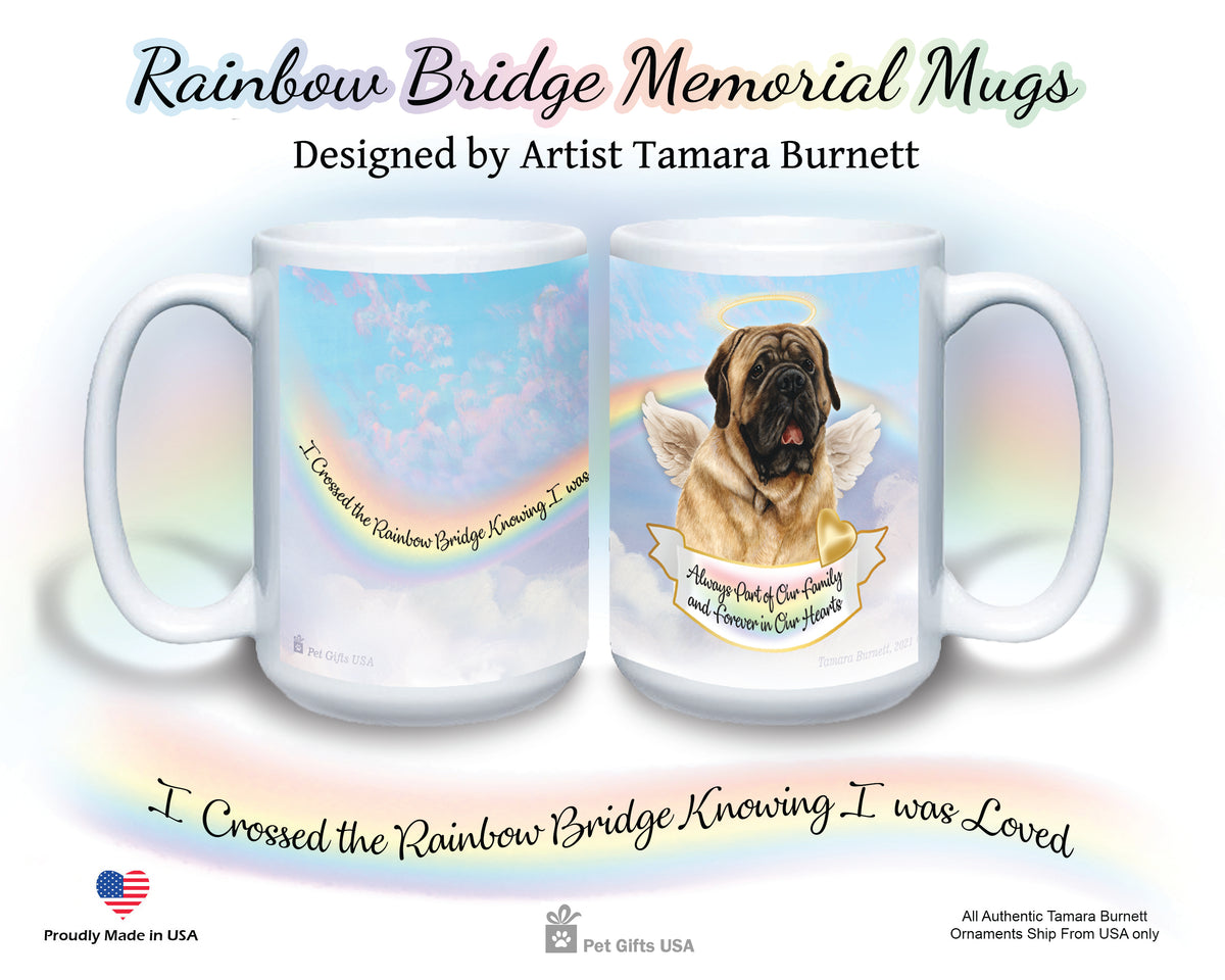 Mastiff Fawn Memorial Mug 15 oz