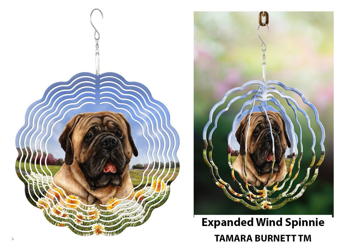 Mastiff Fawn Wind Spinner