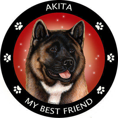 Akita My Best Friend Magnets
