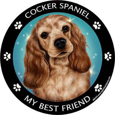 Cocker Spaniel My Best Friend Magnets