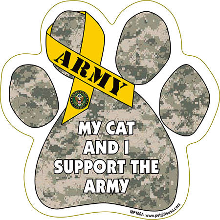 Military Paw Shaped Magnets