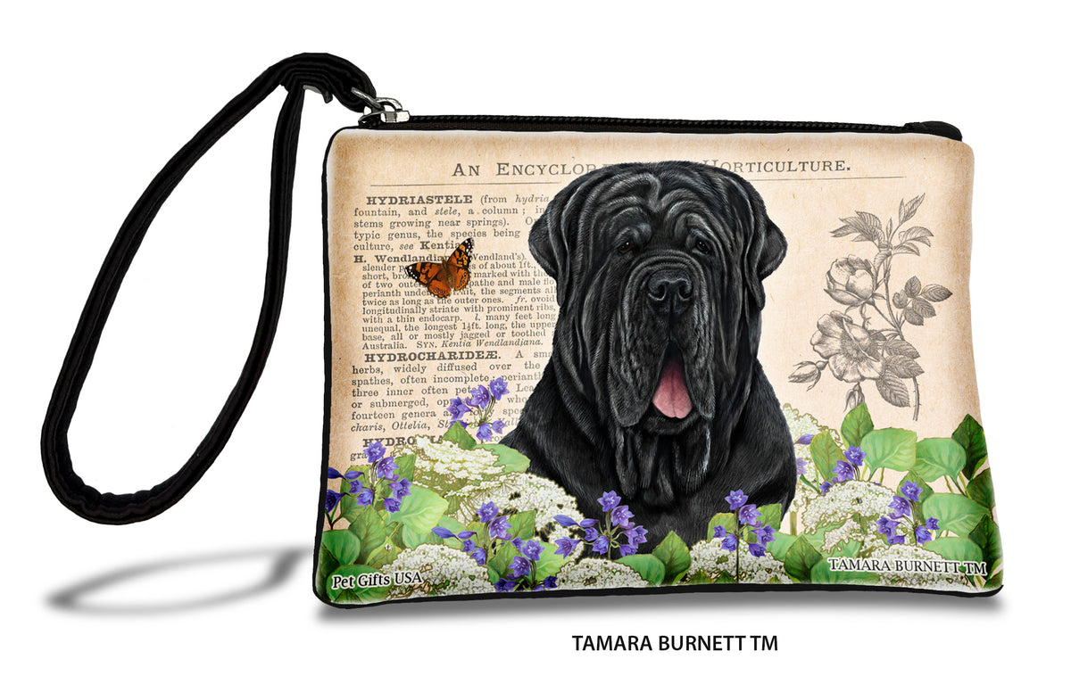 Neapolitan Mastiff Black Uncropped Zippees Pet Pouch