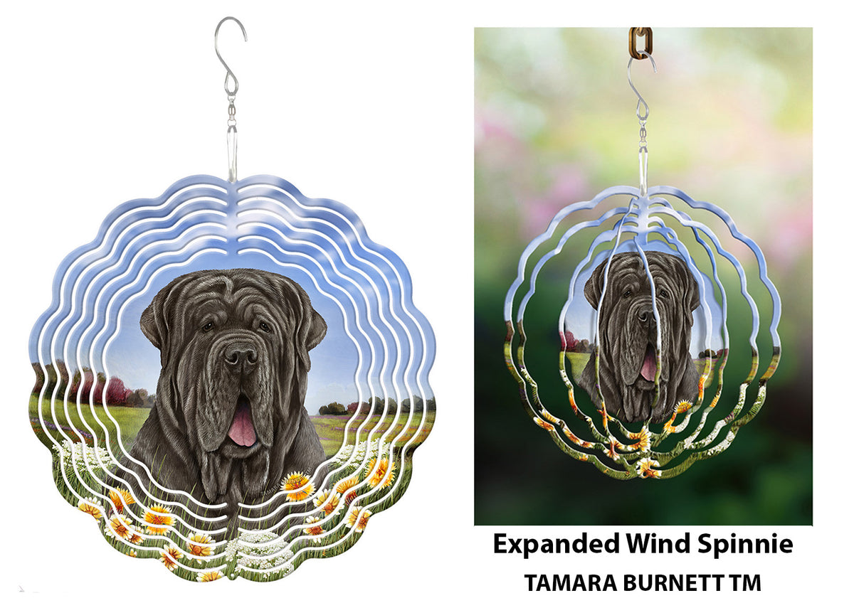 Neapolitan Mastiff Tawny Uncropped Wind Spinner