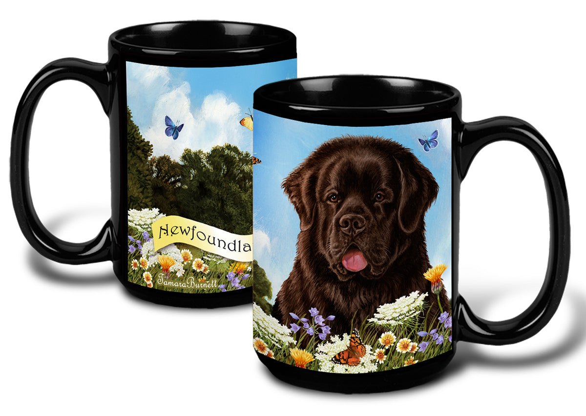 Newfoundland Chocolate - Garden Party Fun Mug 15 oz
