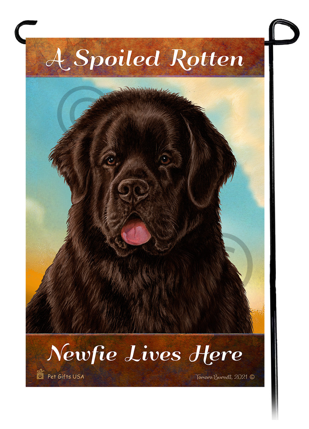 Newfoundland Spoiled Rotten - Garden Flag