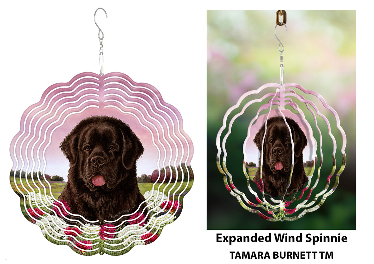 Newfoundland Chocolate Wind Spinner