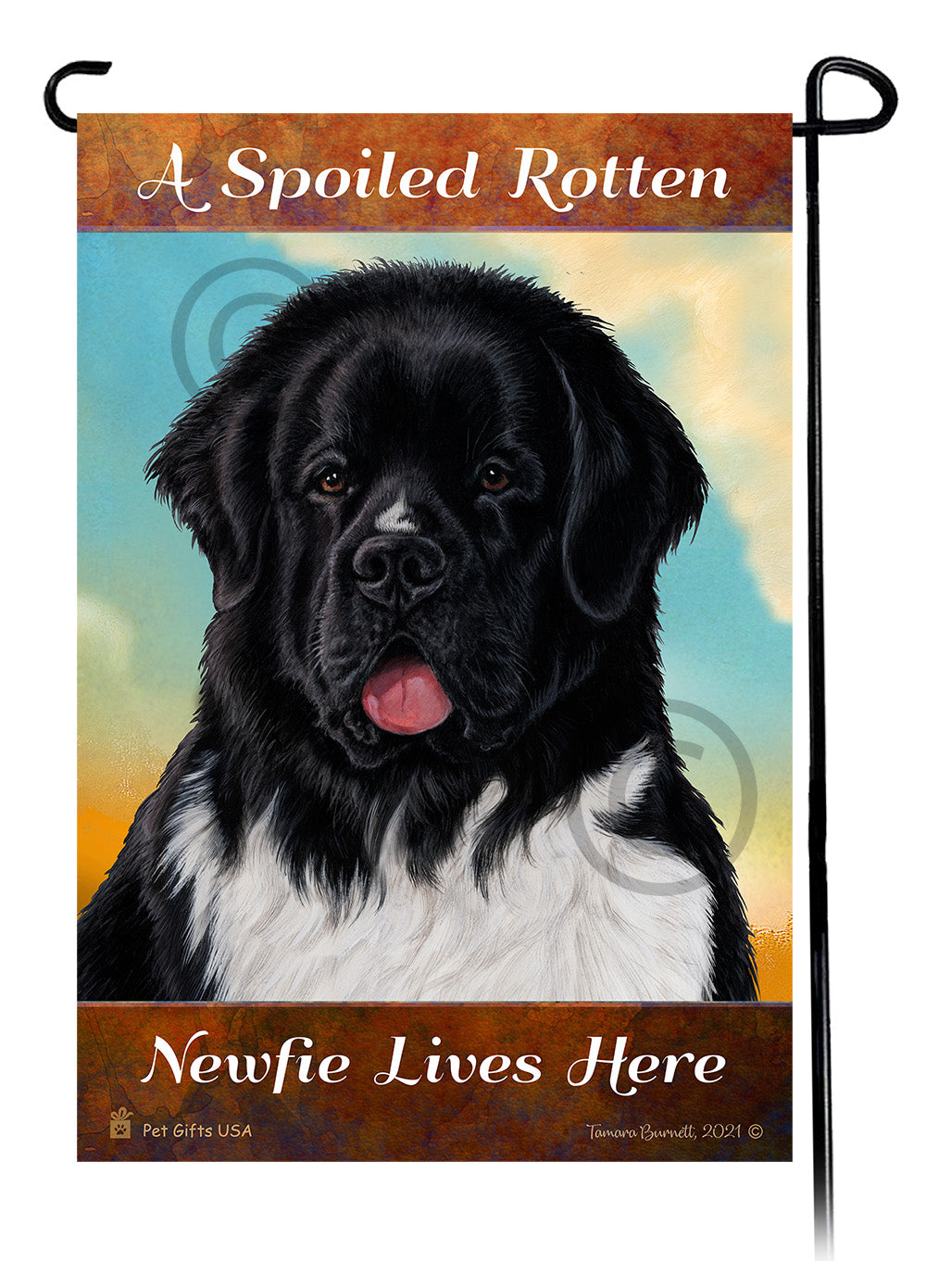 Newfoundland Spoiled Rotten - Garden Flag