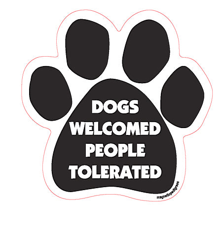 Dog Paw Shaped Magnets